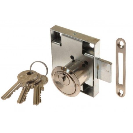 Zamek meblowy bębenkowy ZMB2 ZW-LE-004