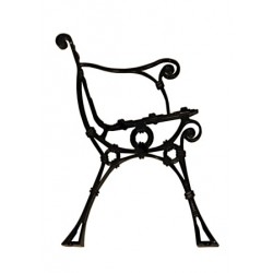 Noga aluminiowa retro z podłokietnikiem FERNOG21.4