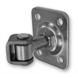 Zawias regulowany M16 z płytką 75x60 ZAW230.74