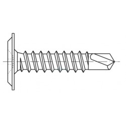 Blachowkręt z łbem płaskim 4,2x25mm WKBL79.01