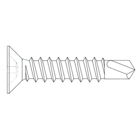 Blachowkręt z łbem stożkowym 4,2x38mm WKBL79.01