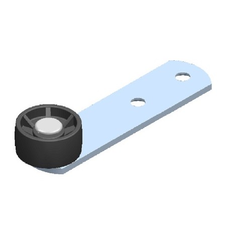 Rolka pionowa Φ29 z oponką ROL205.23