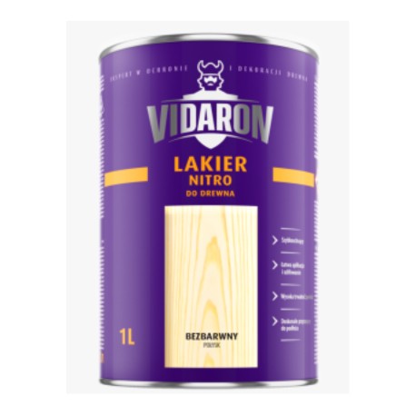 Lakier VIDARON nitro bezbarwny BAWLAK10.24