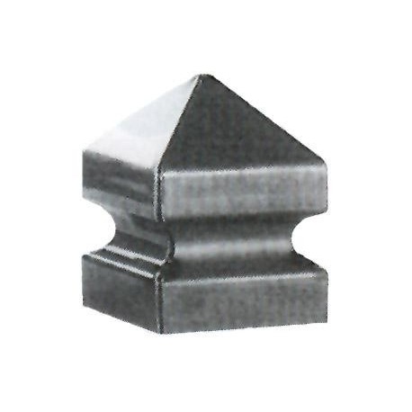 Pyramidenförmige Pfostenkappe 80x80mm hoch 120mm POS62.108