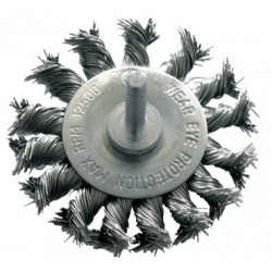 Szczotka tarczowa fi 75mm z trzpieniem X32447
