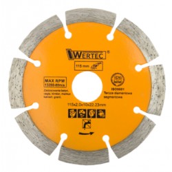 Tarcza diamentowa segmentowa 125mm WTDS125 EN-TARSEGM125