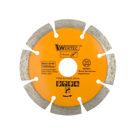Tarcza diamentowa segmentowa 125mm WTDS125 EN-TARSEGM125