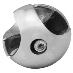 Złącze dwukierunkowe prawe - Ø 25 chrom SZTR501PCHR