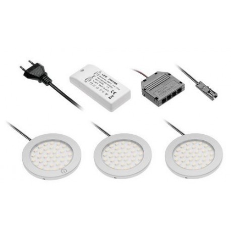 Zestaw 3 opraw LED Castello YLDZ3CSCB53