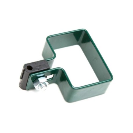Obejma końcowa zielona na słupek 60x40mm OSI-OBE6