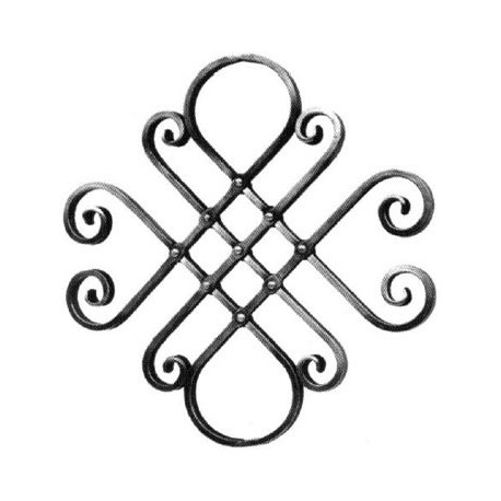 Rozeta z płask. 16x80mm 400x410mm POL03.571