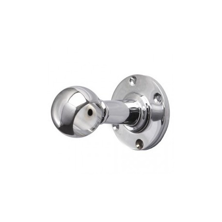 Rohrhalter gewölbt für Rohr - Ø 25mm Chrom Design SZAC9940CHR