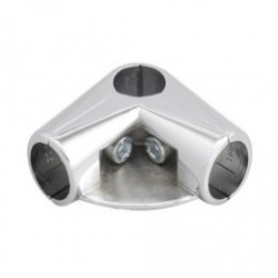 Złącze dwuramienne z półką - Ø 25 chrom SZTR5800CHR
